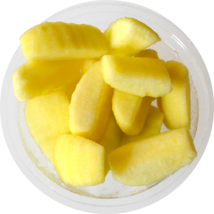 Tarrina de manzana