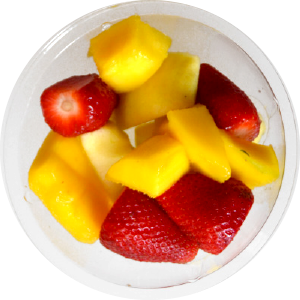 Tarrina de fruta variada